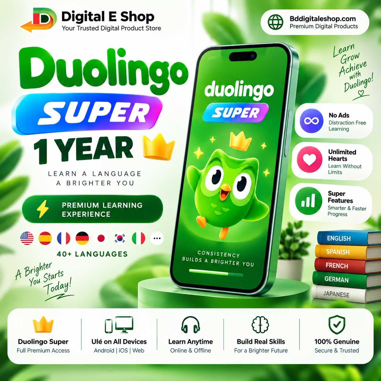 Super Duolingo 1 Year